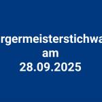 Ist eine Empfehlung zur Bürgermeisterstichwahl am 28.09. möglich und sinnvoll?